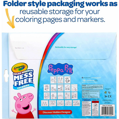 Peppa Pig Crayola Colour Wonder Colouring Book and Markers