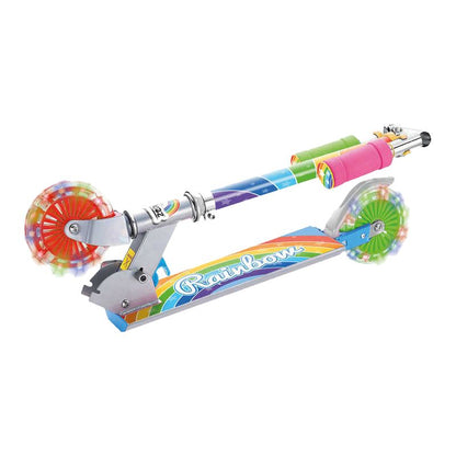 Rainbow Scooter With Flashing Wheels