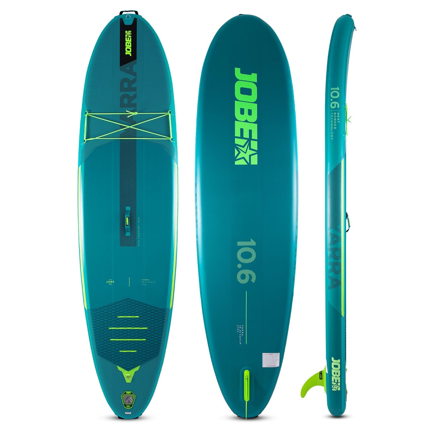 Jobe Yarra 10.6 Inflatable Paddle Board Teal