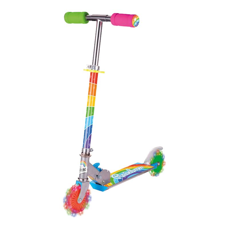 Rainbow Scooter With Flashing Wheels