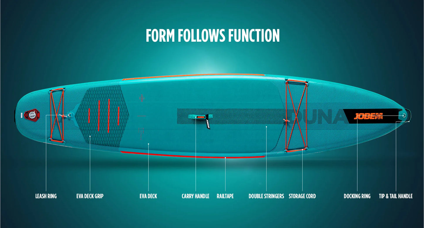 Jobe Duna 11.6 Inflatable Stand Up Paddleboard Package Teal EX-DISPLAY