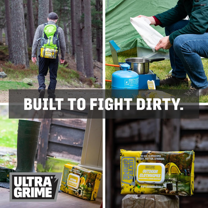 UltraGrime Life: Outdoor 80XXL Clothwipes