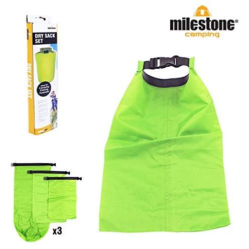 Milestone Camping 3 Set of Dry Sack Bags